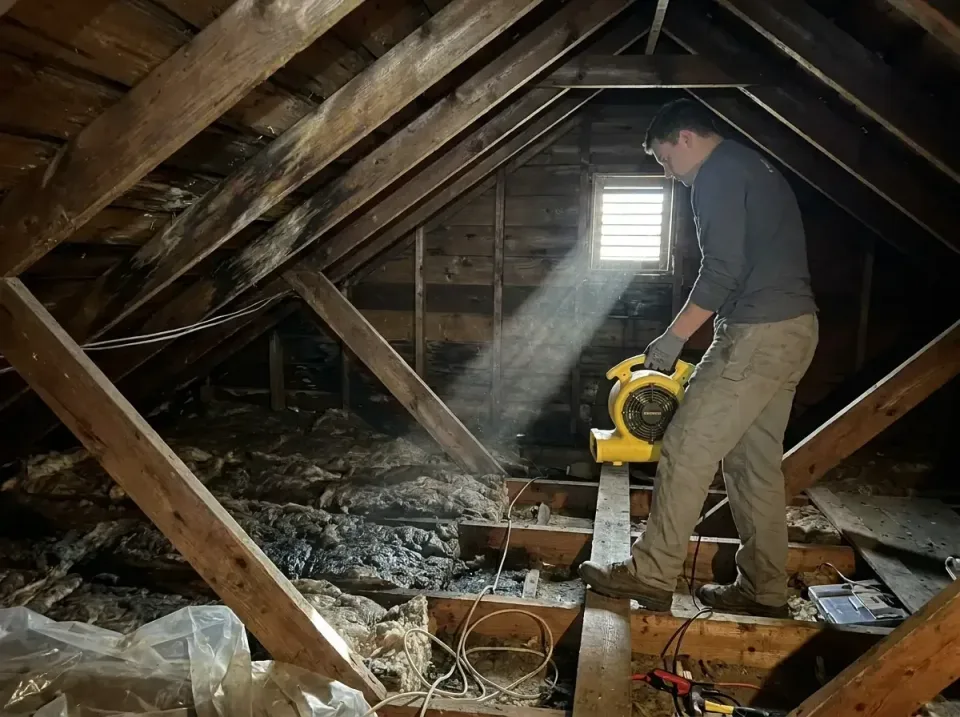 attic-water-damage-drying-proc-007 — frequently asked questions, Emergency Water Extraction & 24/7 Flood Response in East Pa…